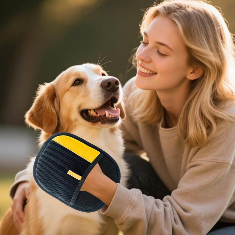 Revolutionary Pet Hair Removal Gloves - Effortless Grooming for Cats & Dogs, 2025 Upgrade for Ultimate Hair Removal and Comfort