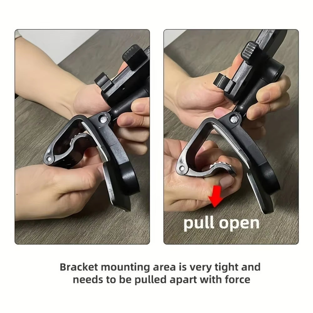 Universal Dashboard Mobile Phone Holder - Easy Clip Mount Stand for GPS Navigation