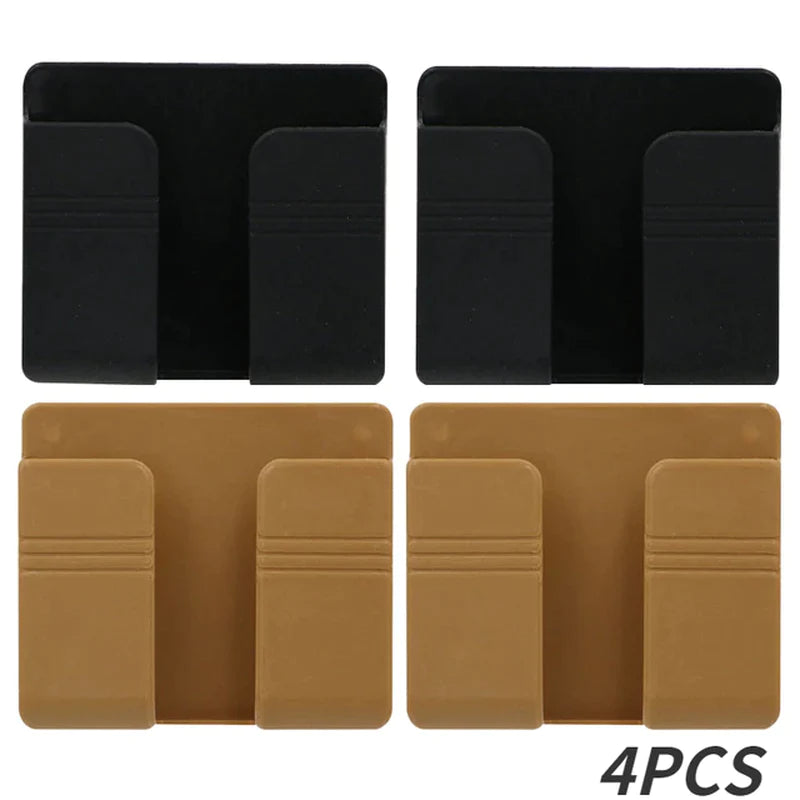 Transform Your Space with Our Stylish Multifunctional Wall-Mounted Storage Organizer - Perfect for Remotes and Mobile Devices!