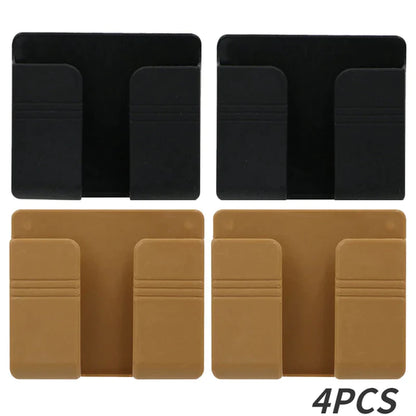 Transform Your Space with Our Stylish Multifunctional Wall-Mounted Storage Organizer - Perfect for Remotes and Mobile Devices!