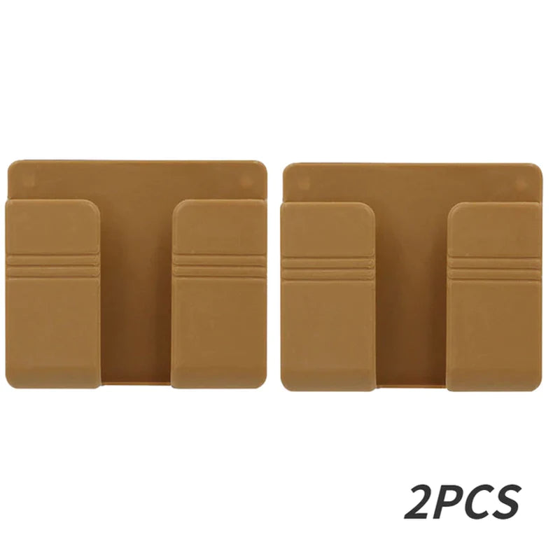 Transform Your Space with Our Stylish Multifunctional Wall-Mounted Storage Organizer - Perfect for Remotes and Mobile Devices!