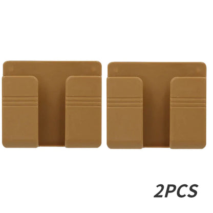 Transform Your Space with Our Stylish Multifunctional Wall-Mounted Storage Organizer - Perfect for Remotes and Mobile Devices!