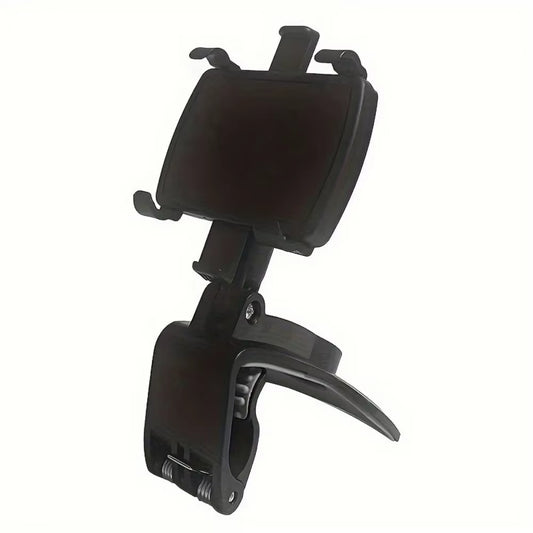 Universal Dashboard Mobile Phone Holder - Easy Clip Mount Stand for GPS Navigation