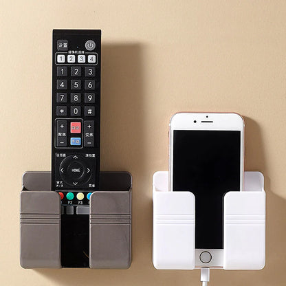 Transform Your Space with Our Stylish Multifunctional Wall-Mounted Storage Organizer - Perfect for Remotes and Mobile Devices!