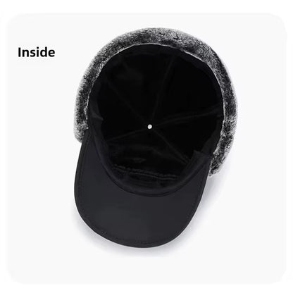 2025 Winter Thickened Faux Fur Baseball Hat for Men and Women - Ideal for Cycling, Skiing, and Outdoor Activities in Extreme Cold