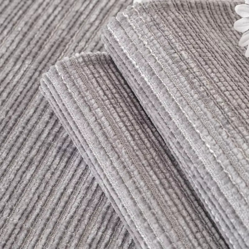 Transform Your Living Room with Our Striped Chenille Sofa Cover - Perfect Anti-Dirty Non-Slip Solution for Families with Pets and Kids