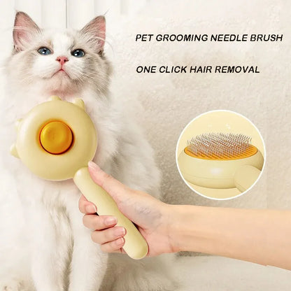 Pet Grooming Needle Brush - Magic Massage Comb for Cats and Dogs
