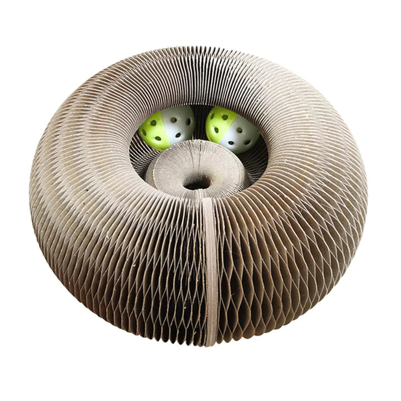 Interactive Cat Scratch Organ Board - Engaging Toy with Ball, Claw Grinding Surface, and Climbing Frame for Kittens