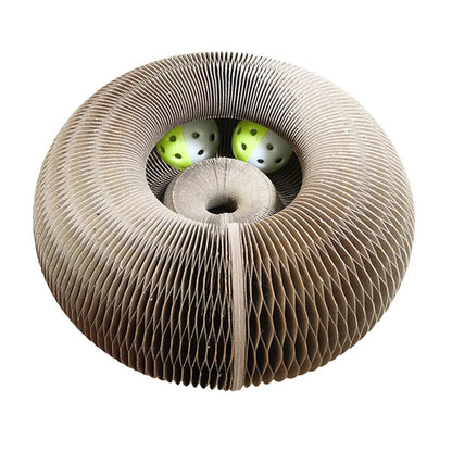 Interactive Cat Scratch Organ Board - Engaging Toy with Ball, Claw Grinding Surface, and Climbing Frame for Kittens