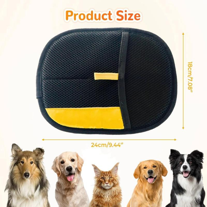 Revolutionary Pet Hair Removal Gloves - Effortless Grooming for Cats & Dogs, 2025 Upgrade for Ultimate Hair Removal and Comfort