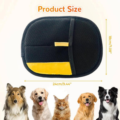 Revolutionary Pet Hair Removal Gloves - Effortless Grooming for Cats & Dogs, 2025 Upgrade for Ultimate Hair Removal and Comfort