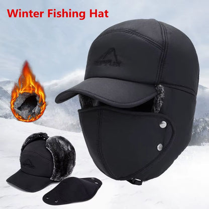 2025 Winter Thickened Faux Fur Baseball Hat for Men and Women - Ideal for Cycling, Skiing, and Outdoor Activities in Extreme Cold