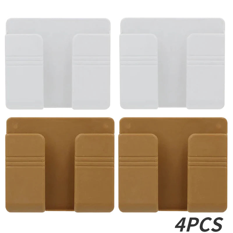 Transform Your Space with Our Stylish Multifunctional Wall-Mounted Storage Organizer - Perfect for Remotes and Mobile Devices!